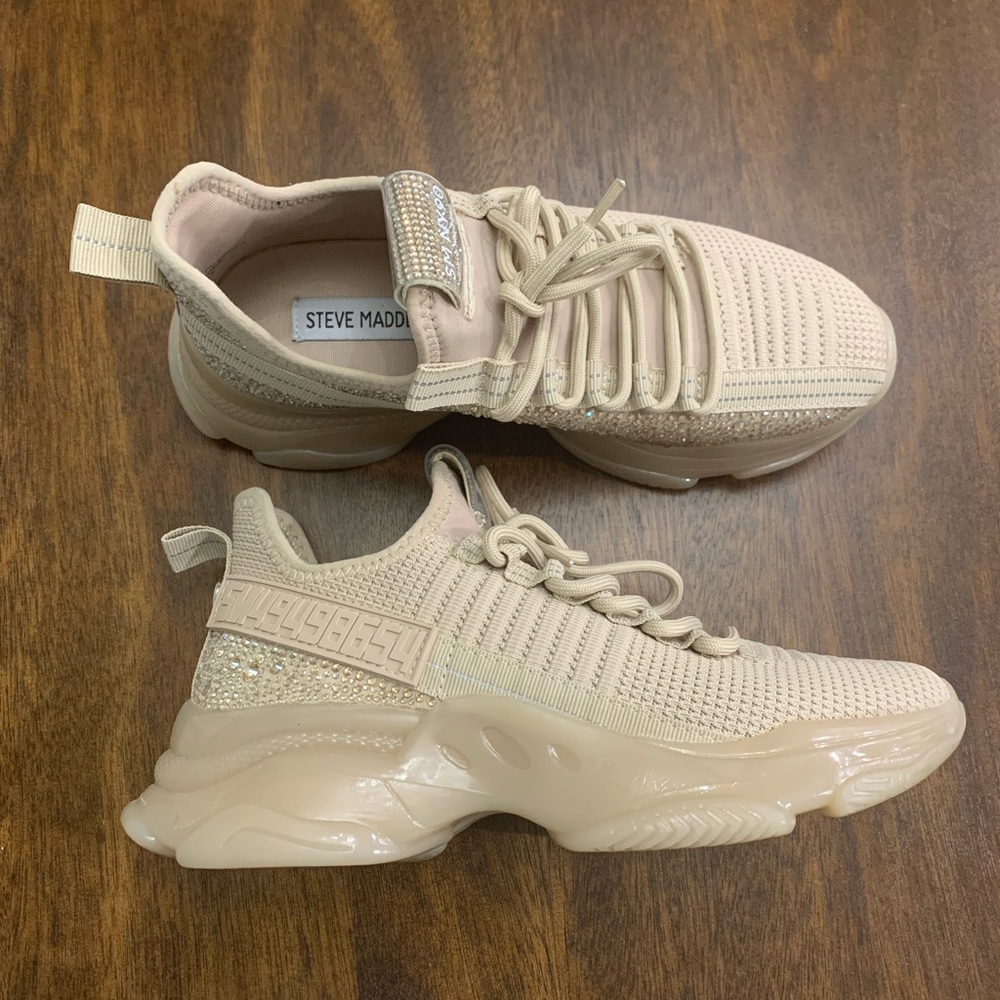 Steve Madden Maxima Blush Sneakers - Size 8